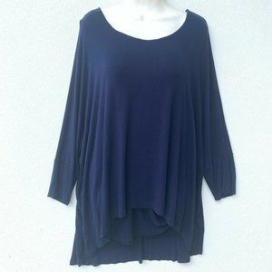 Established 1962 Women's Blouse Size 1XL Navy‎ Blue